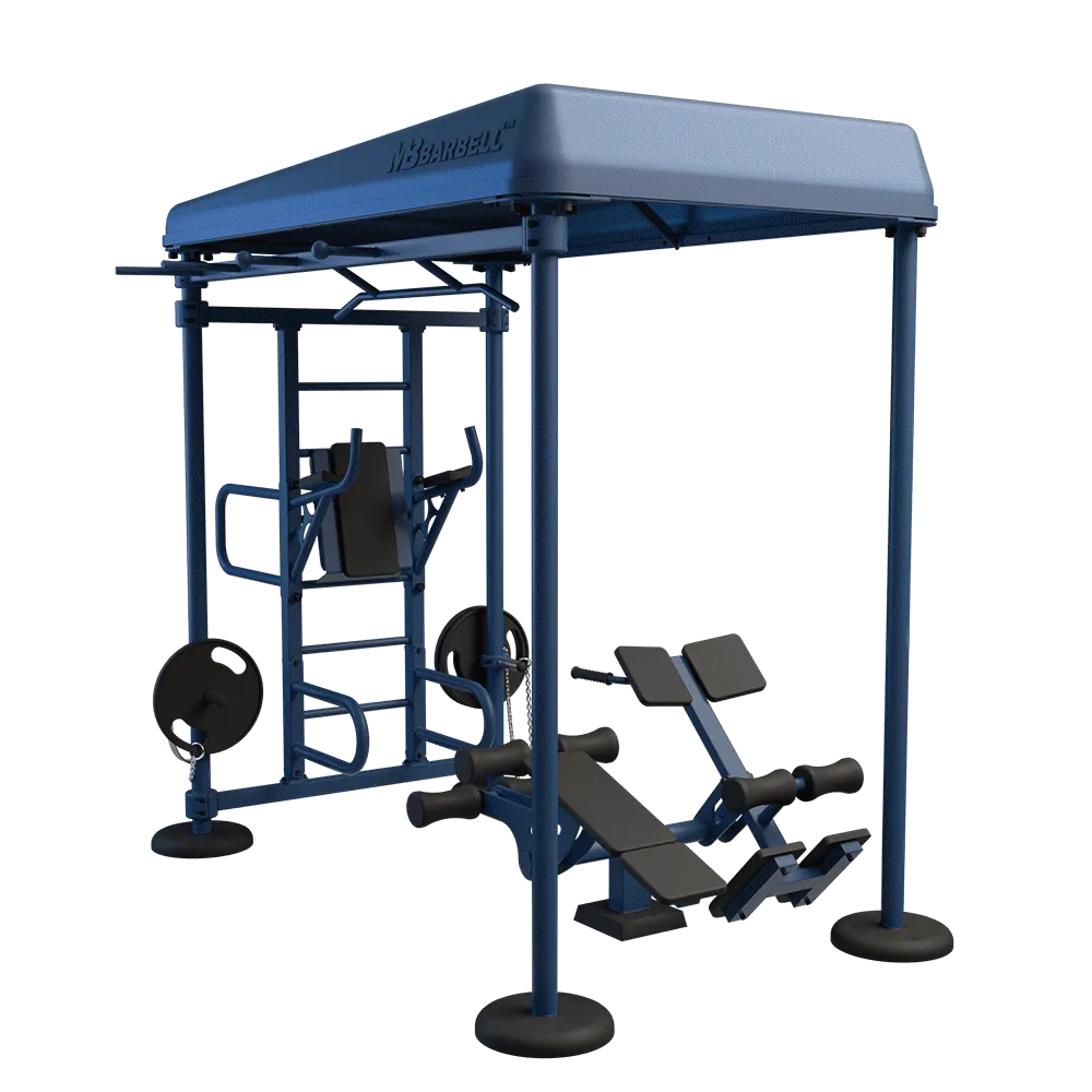 OUTDOOR FITNESS EQUIPMENT STREETBARBELL MULTI WORKOUT STATION
