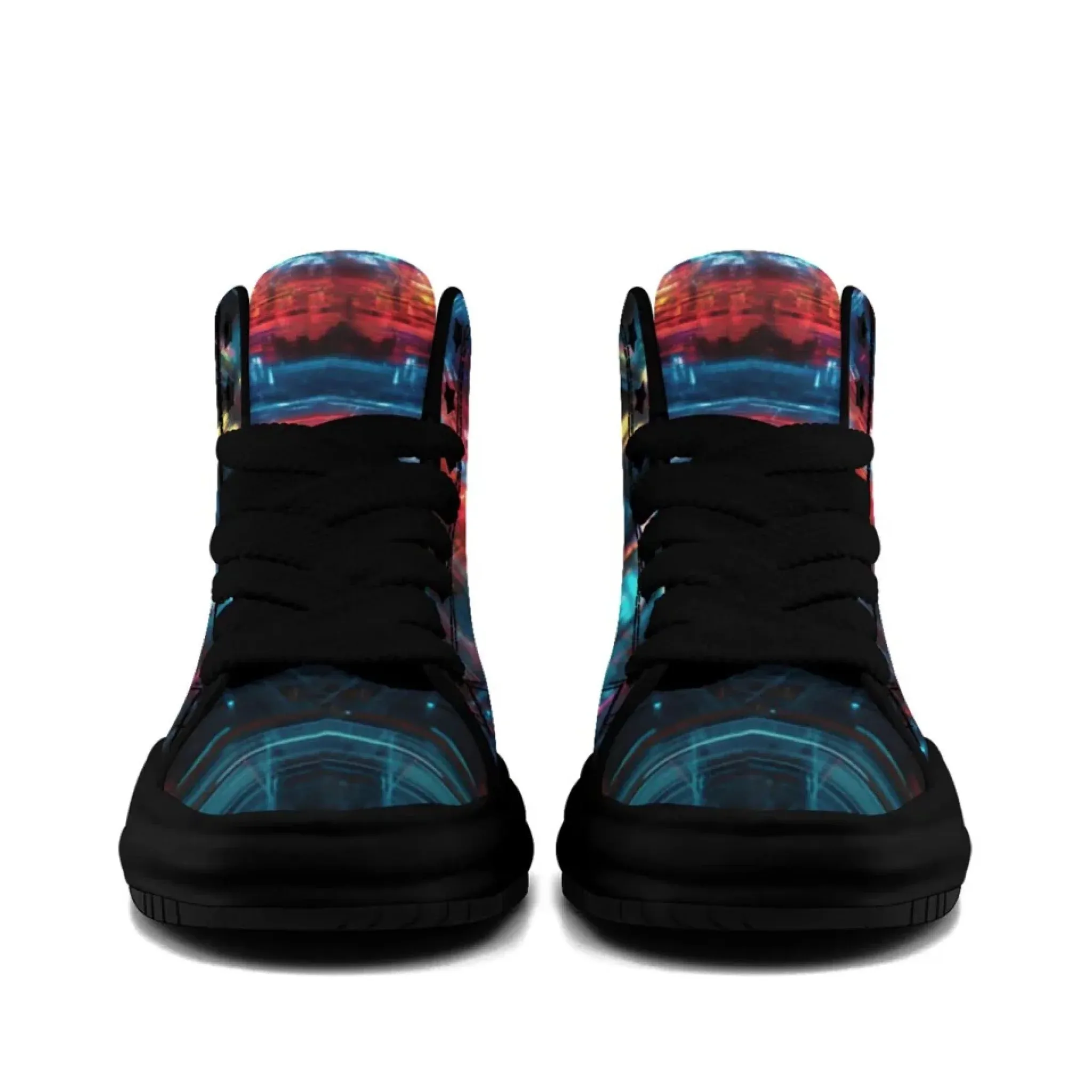 Personalized Trump Sneakers, Custom Patriotic Canvas  High Top Shoes, Bio-degradable Unisex Shoes