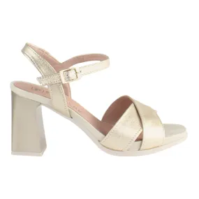 Pitillos Ladies Block Heeled Sandals - 5700 - Gold