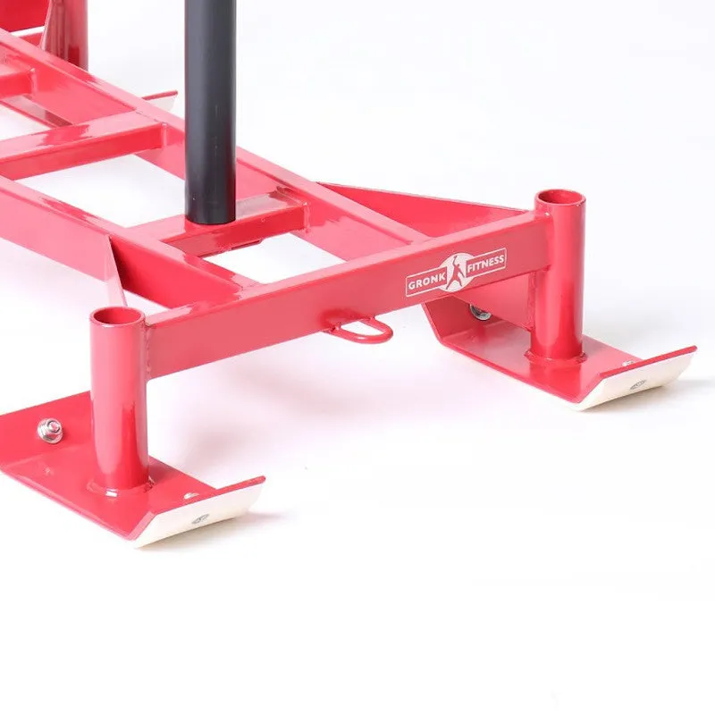Professional Driving Power Sled Red