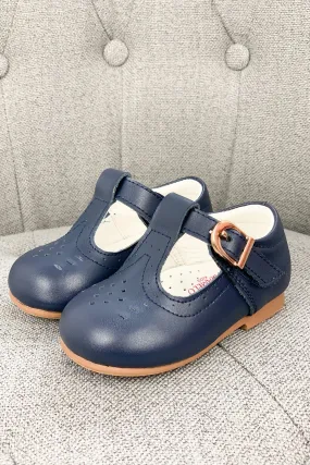 "Lucas" Leather T-Bar Shoes