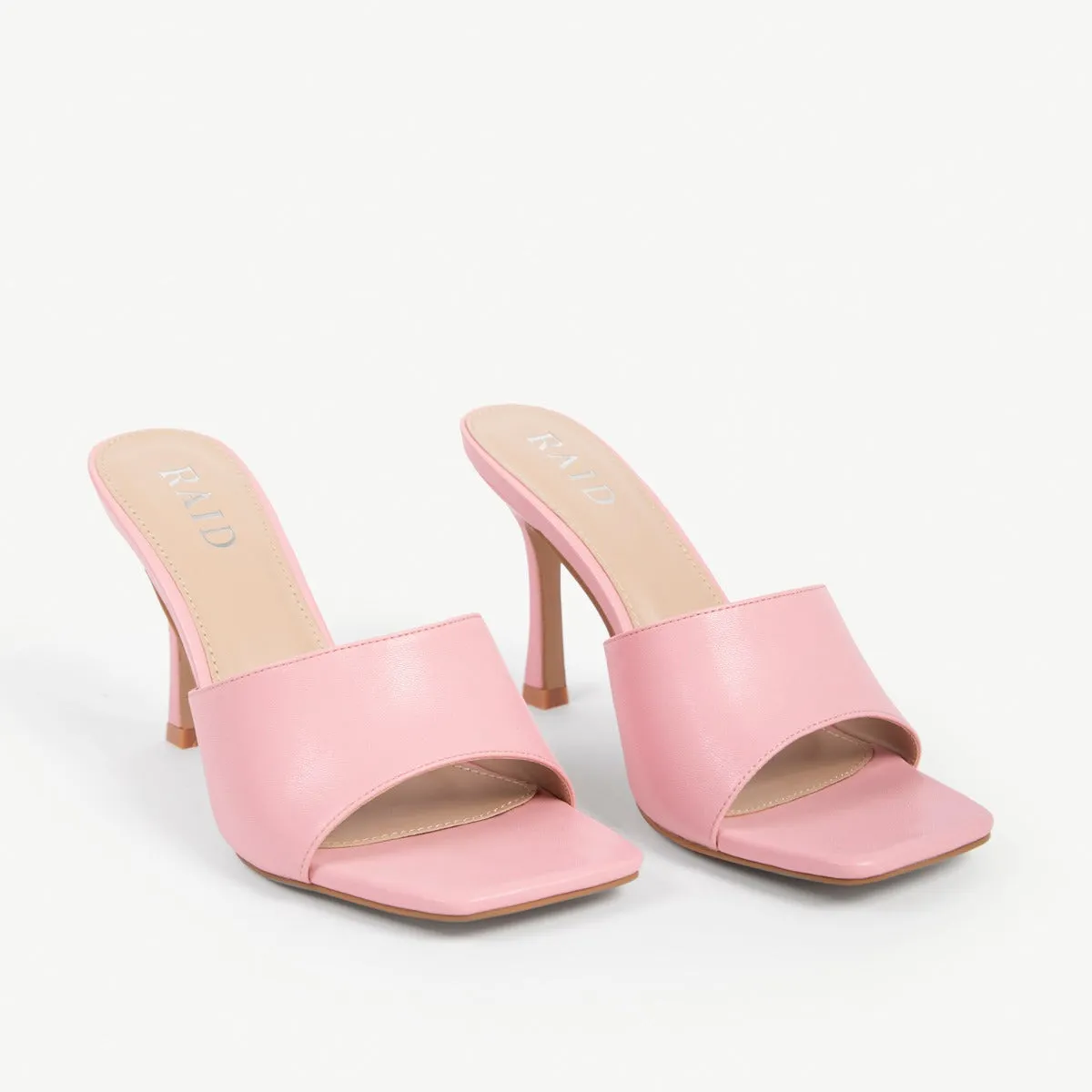 RAID Briya Heeled Mule in Pink