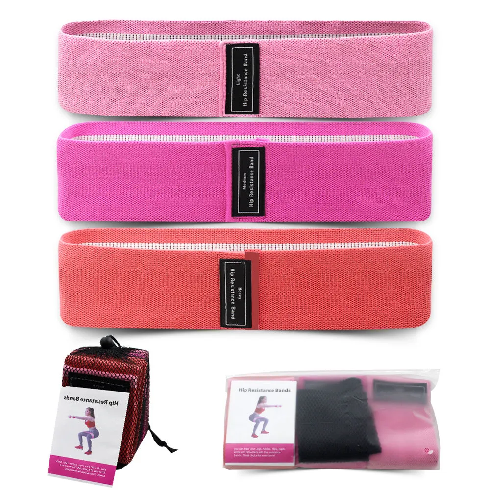 Resistance Bands Set - 3 Levels Red