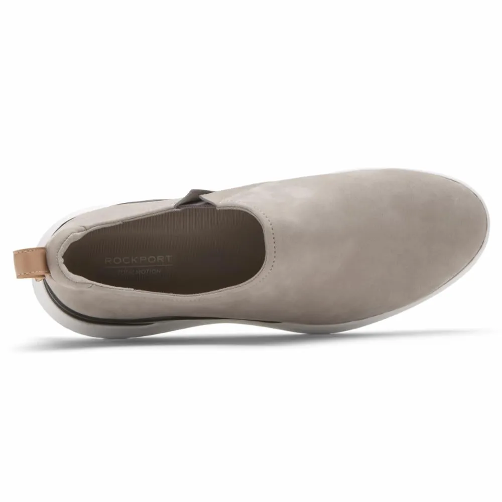 Rockport Women TM SPORT HIGH SLIP STEEL GREY NUBUCK