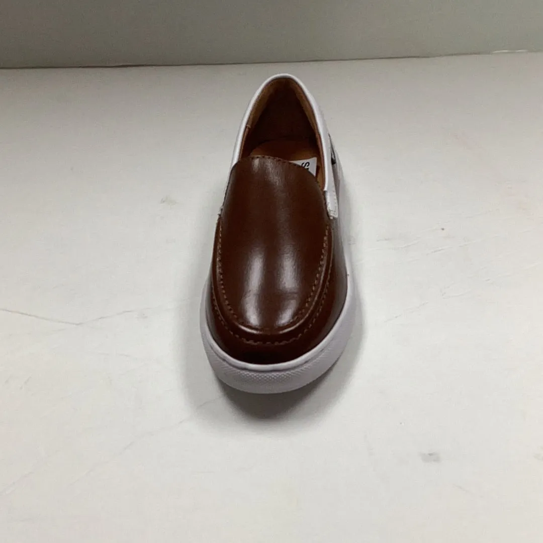 SALE SP23 Venettini Tory Luggage Docker Leather SlipOn Sneaker