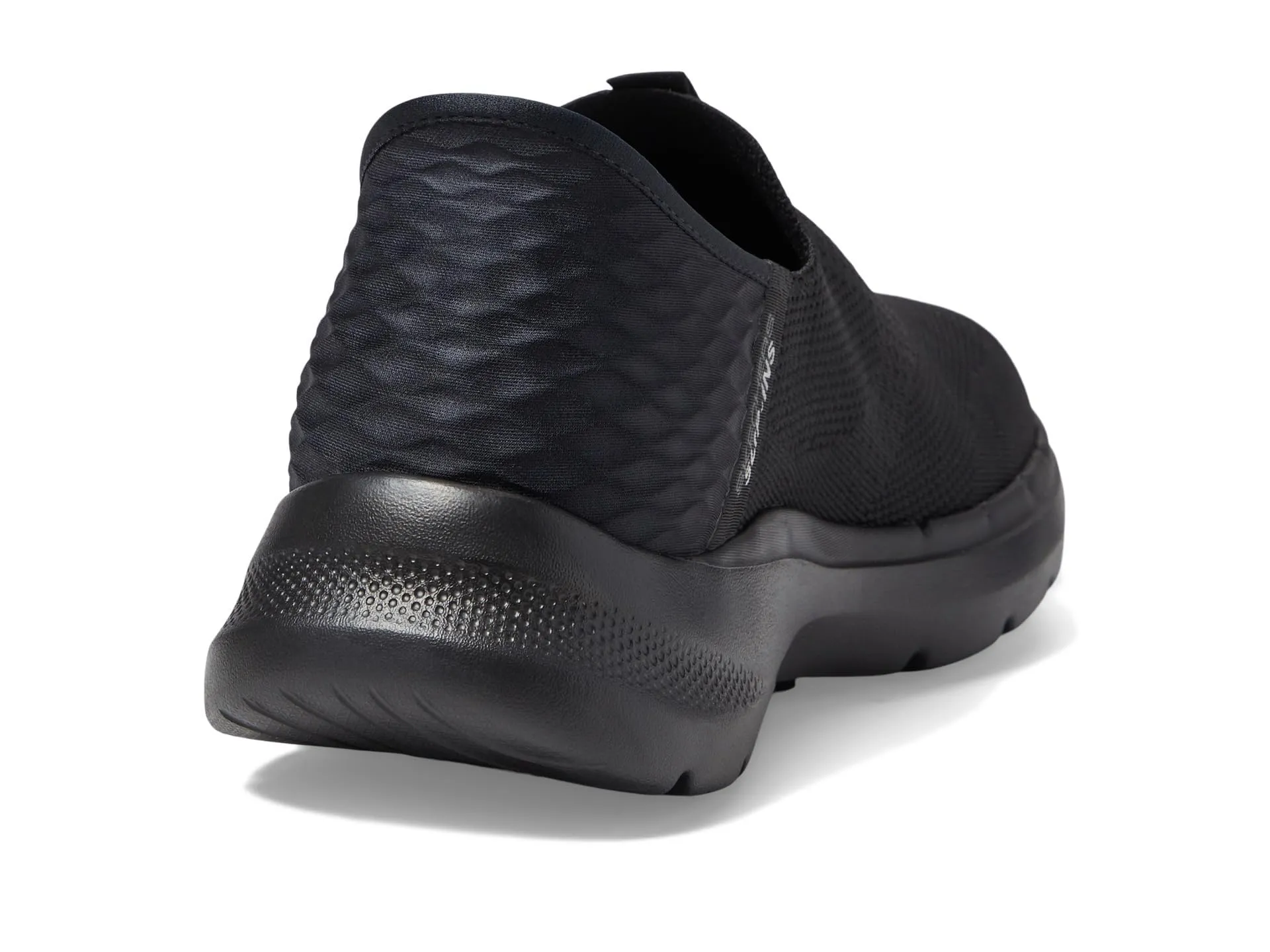 Skechers Men's Gowalk 6 Slip-Ins-Athletic Slip-On Walking Shoes | Casual Sneakers with Memory Foam, Black, 9