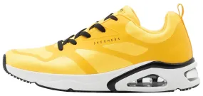 Skechers Tres-Air Revolution Airy Yellow White Mens Trainers Shoes