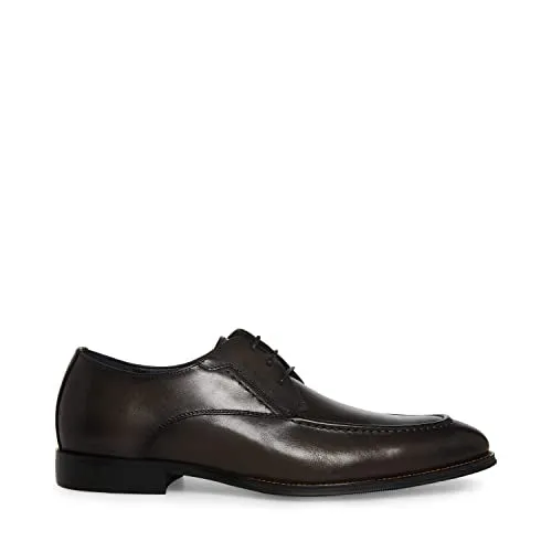 Steve Madden Men's Dyce Monk-Strap Loafer, Grey Leather, 11
