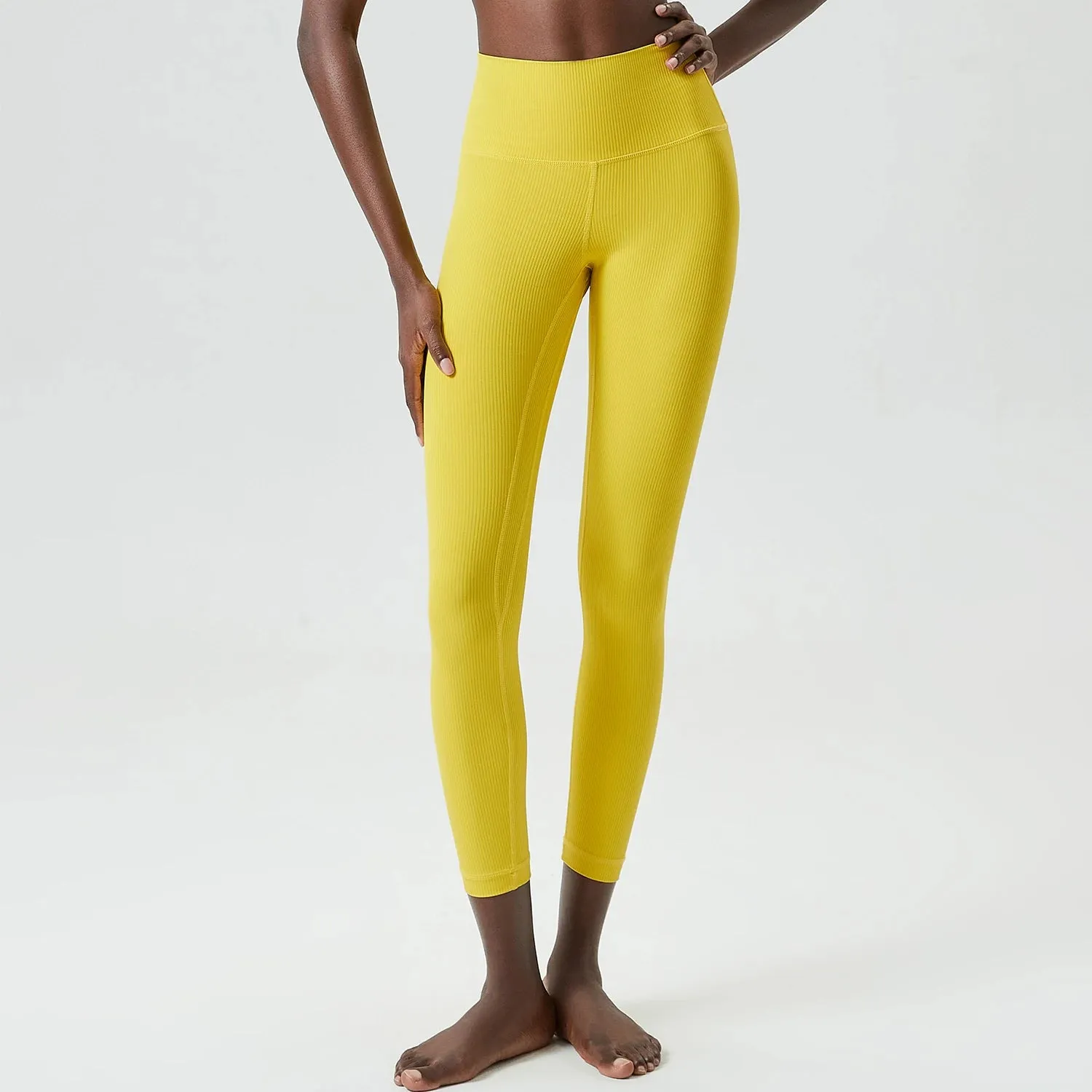 Stylish Women's Striped Leggings for Running, Cycling, Yoga & Fitness - Comfortable Push Up Tights for All Seasons