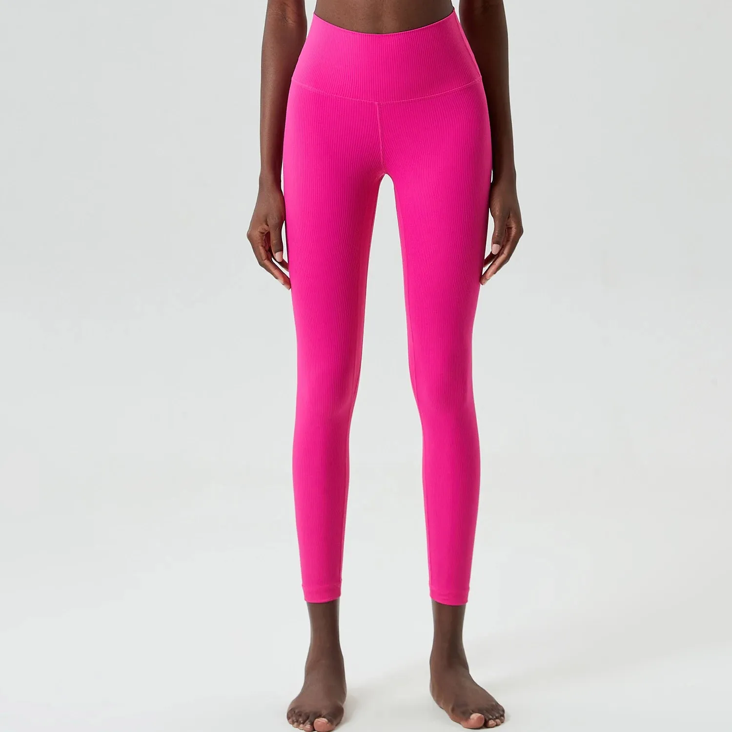 Stylish Women's Striped Leggings for Running, Cycling, Yoga & Fitness - Comfortable Push Up Tights for All Seasons