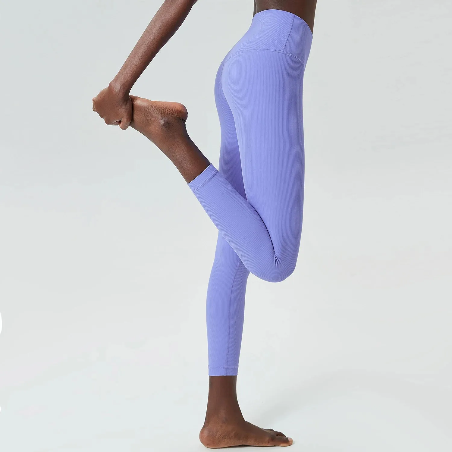 Stylish Women's Striped Leggings for Running, Cycling, Yoga & Fitness - Comfortable Push Up Tights for All Seasons