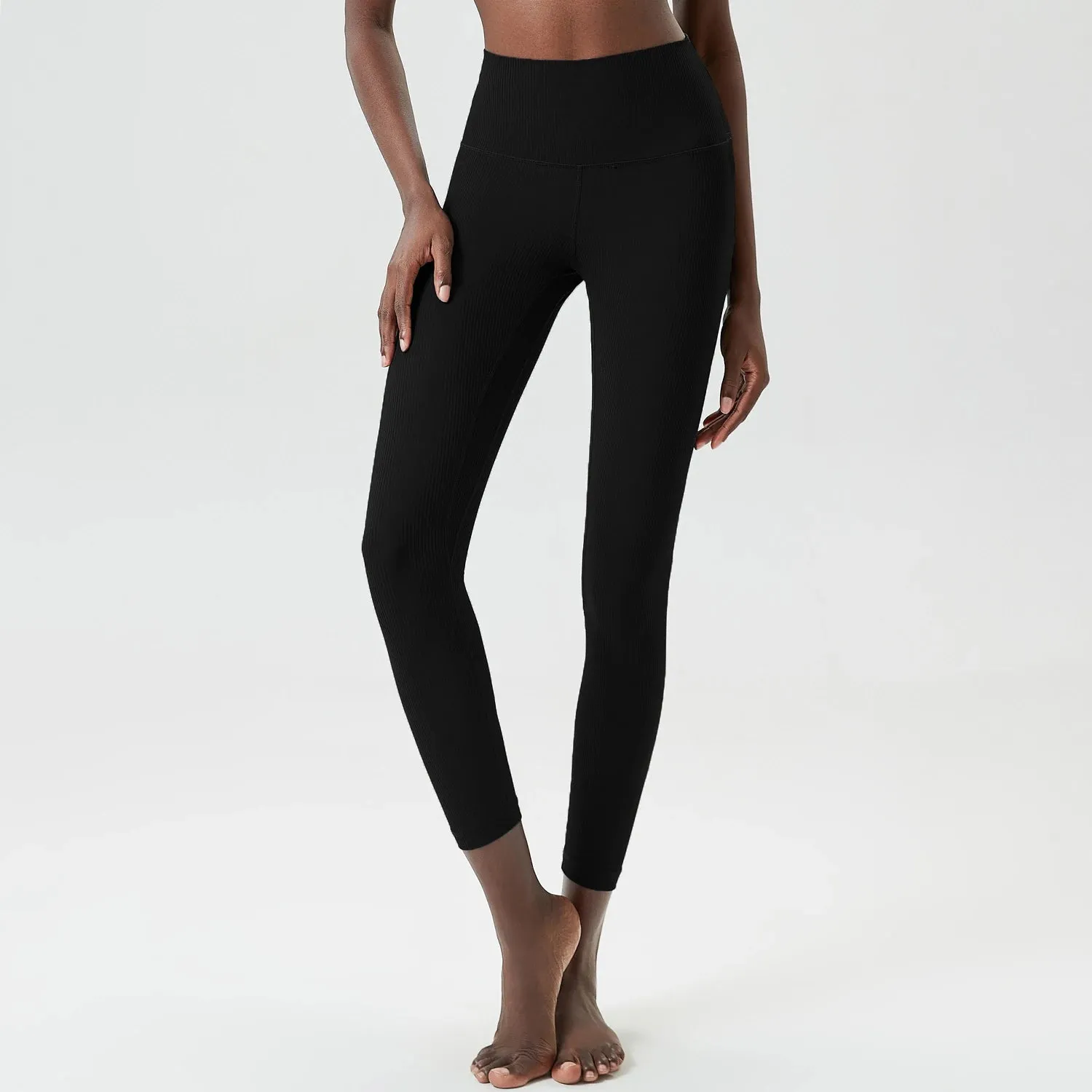 Stylish Women's Striped Leggings for Running, Cycling, Yoga & Fitness - Comfortable Push Up Tights for All Seasons