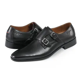 Tommy Hilfiger Men's SUMMY Monk-Strap Loafer, Black 001, 9.5
