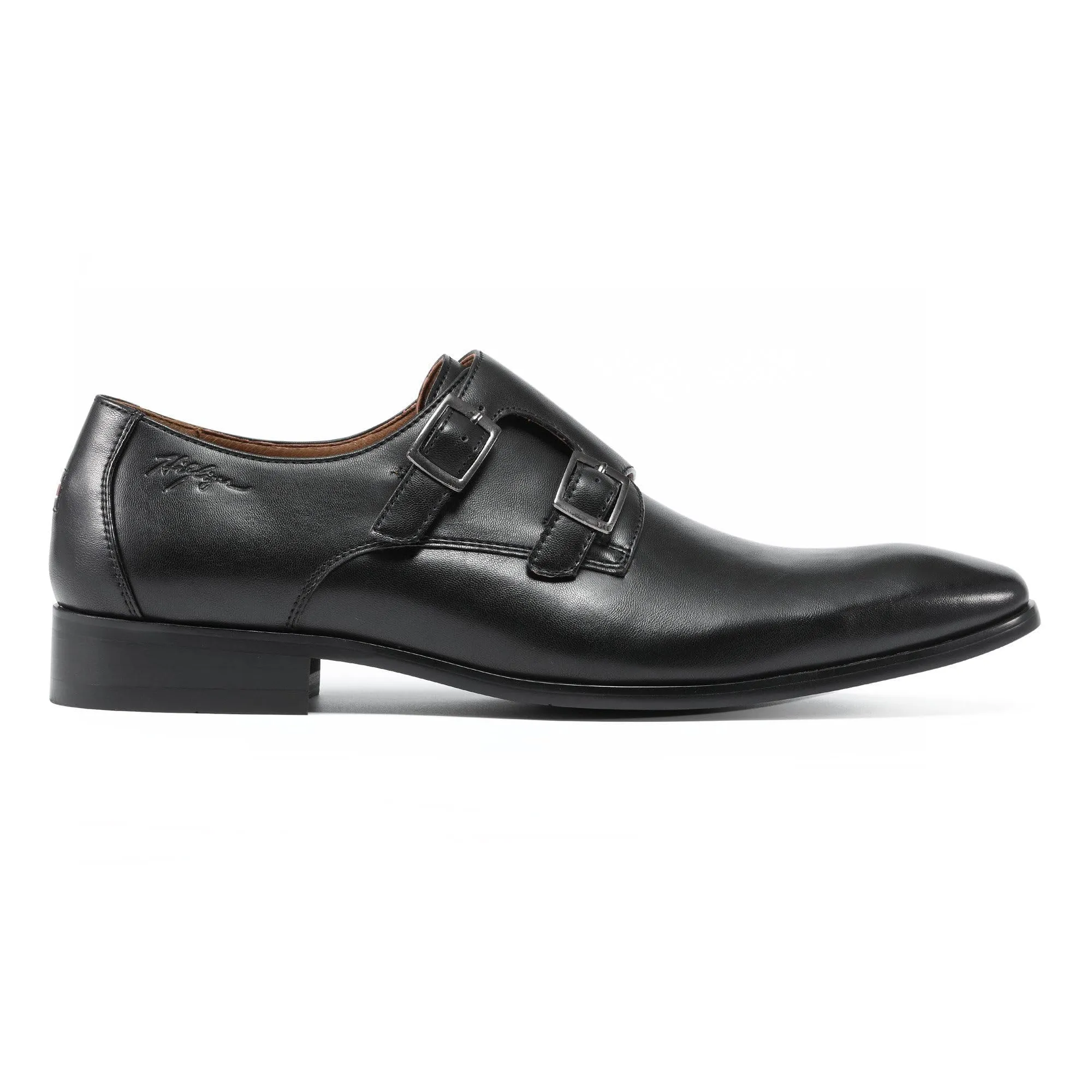 Tommy Hilfiger Men's SUMMY Monk-Strap Loafer, Black 001, 9.5