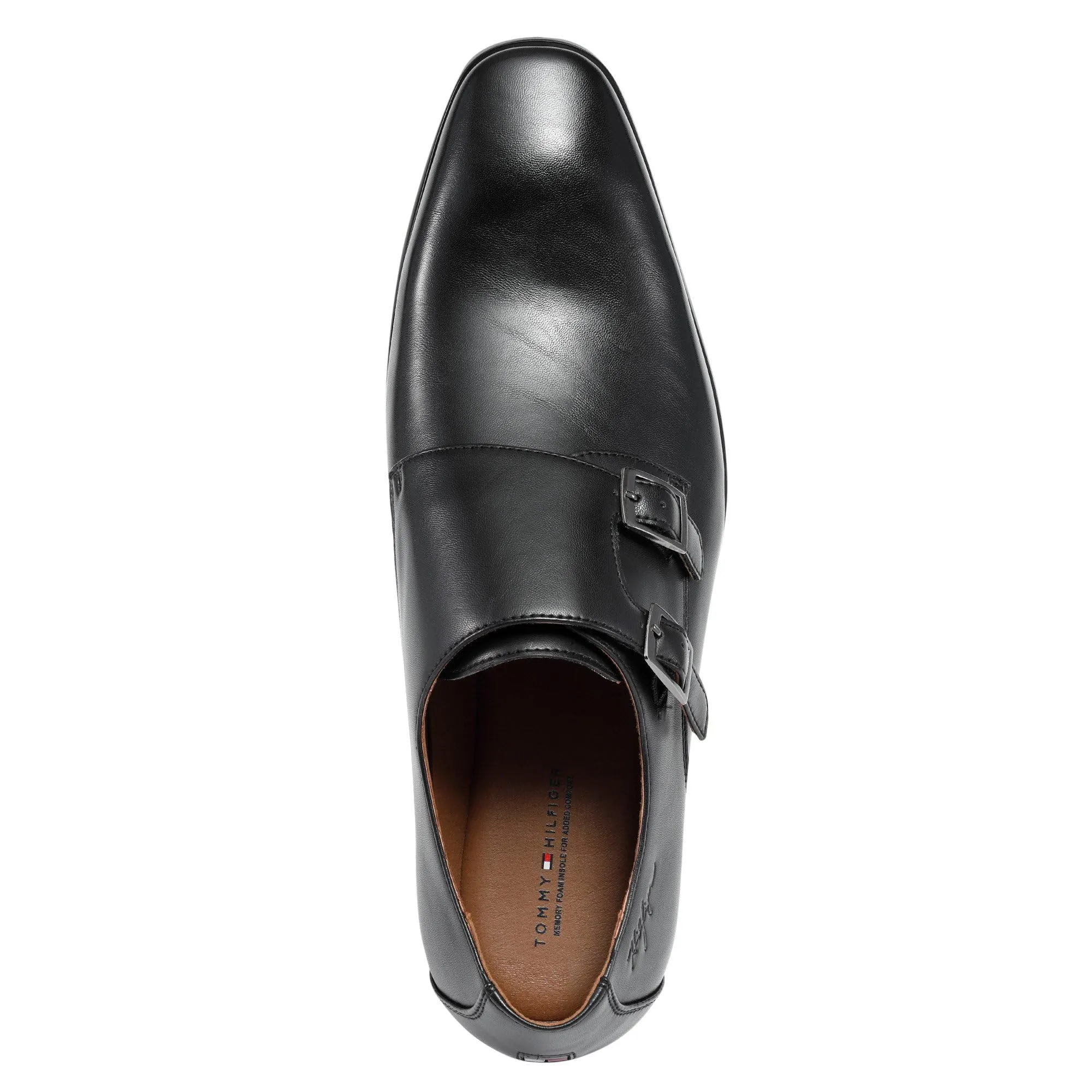 Tommy Hilfiger Men's SUMMY Monk-Strap Loafer, Black 001, 9.5