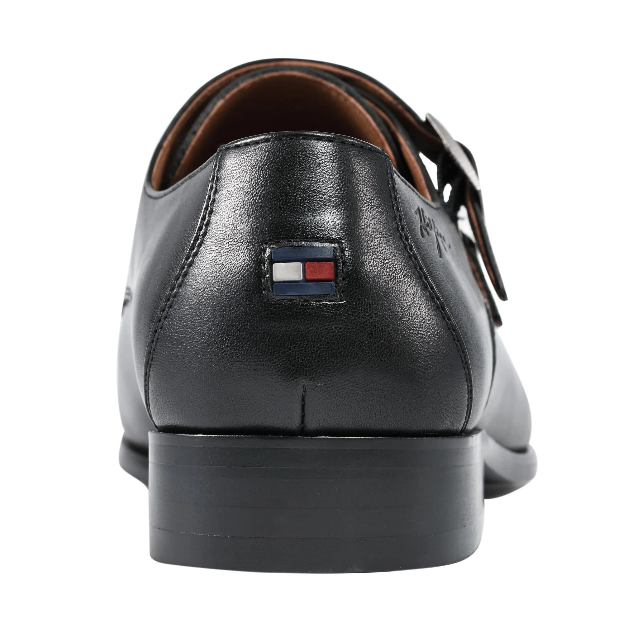 Tommy Hilfiger Men's SUMMY Monk-Strap Loafer, Black 001, 9.5