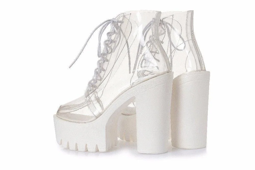 Transparent Baby Doll Booties