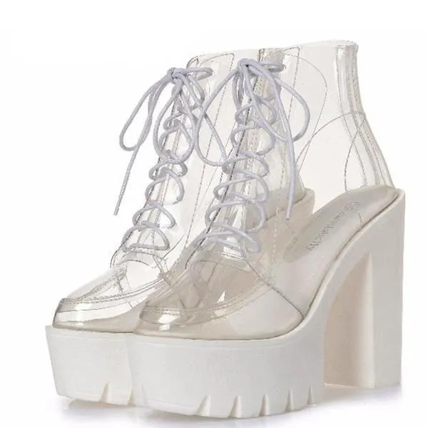 Transparent Baby Doll Booties
