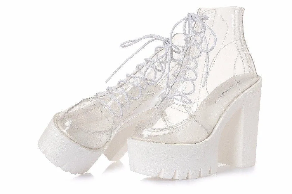 Transparent Baby Doll Booties