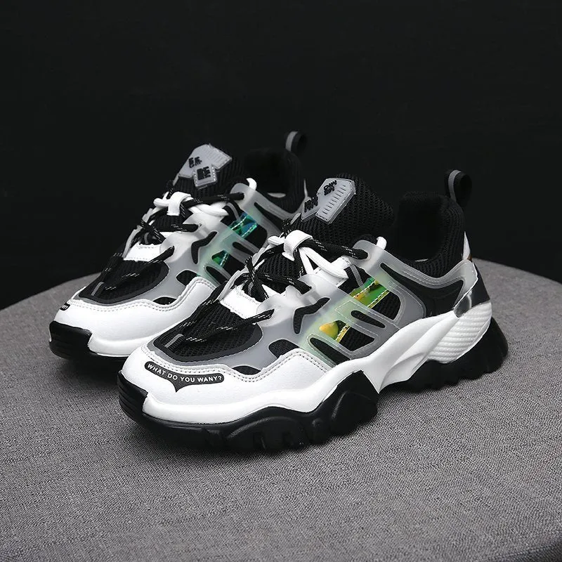 Trendy Thick Sole Breathable Sneakers