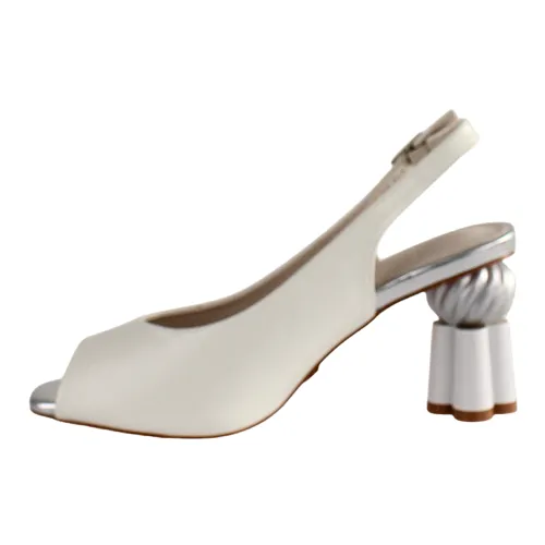 Una Healy Sling Back Heels -  Alone Together - White