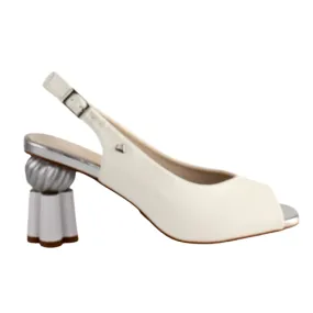 Una Healy Sling Back Heels -  Alone Together - White