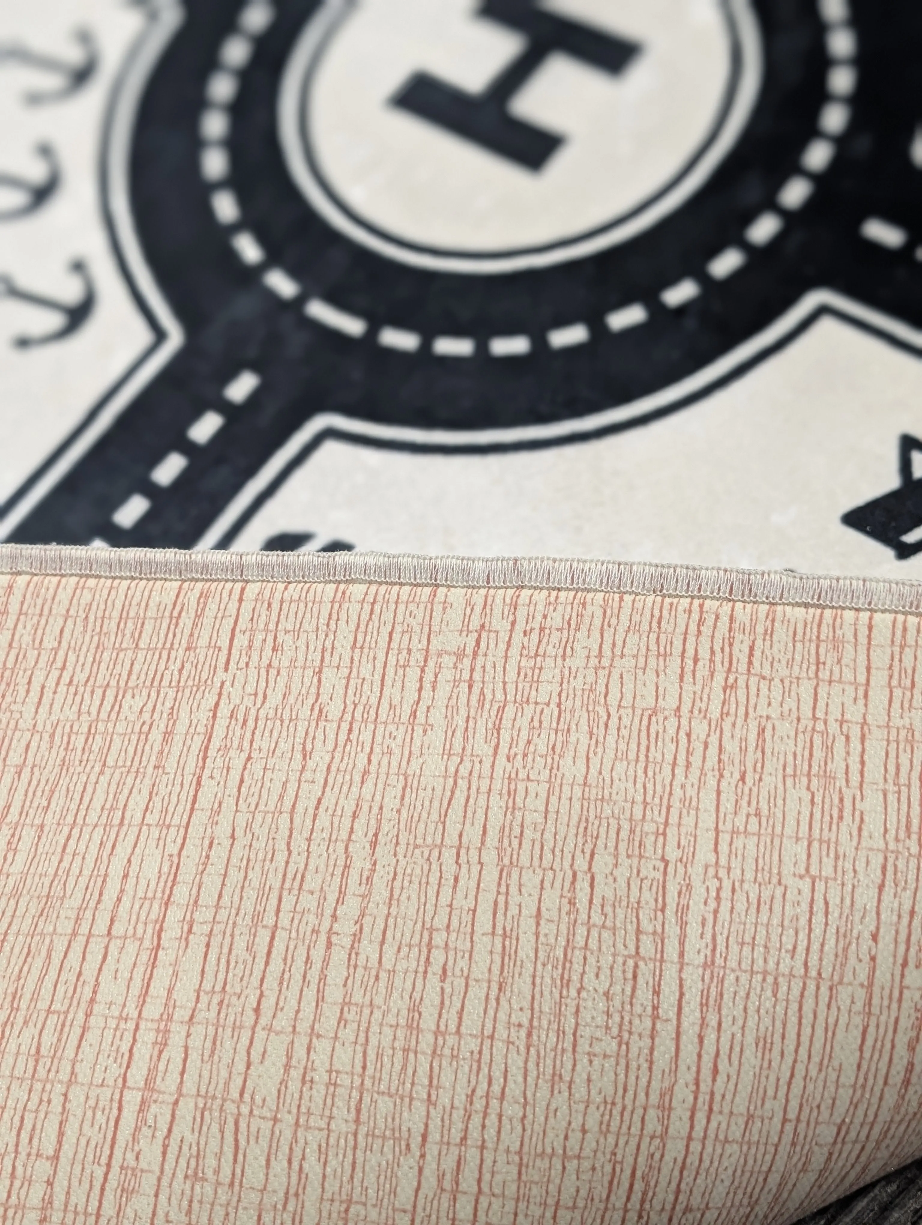 white roads city kids rug