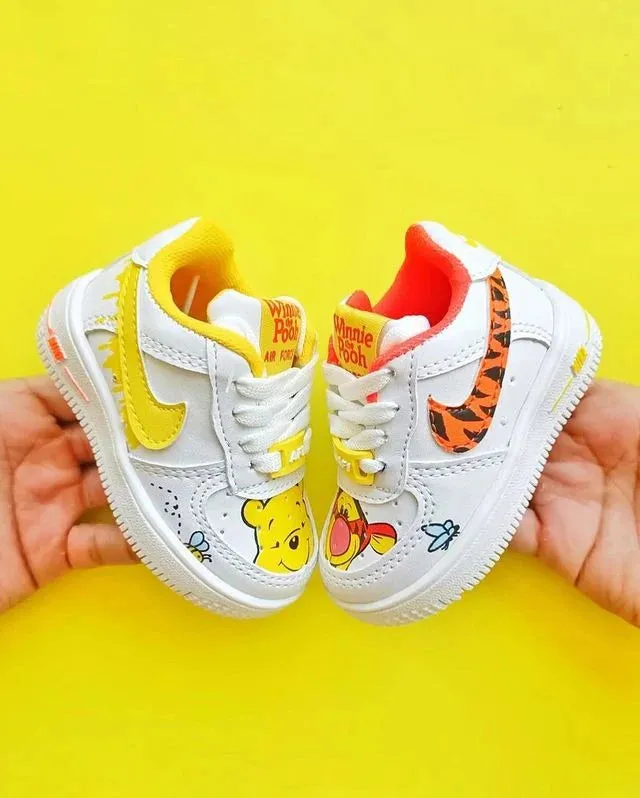 Winnie Pooh Themed Sneakers For Toddlers