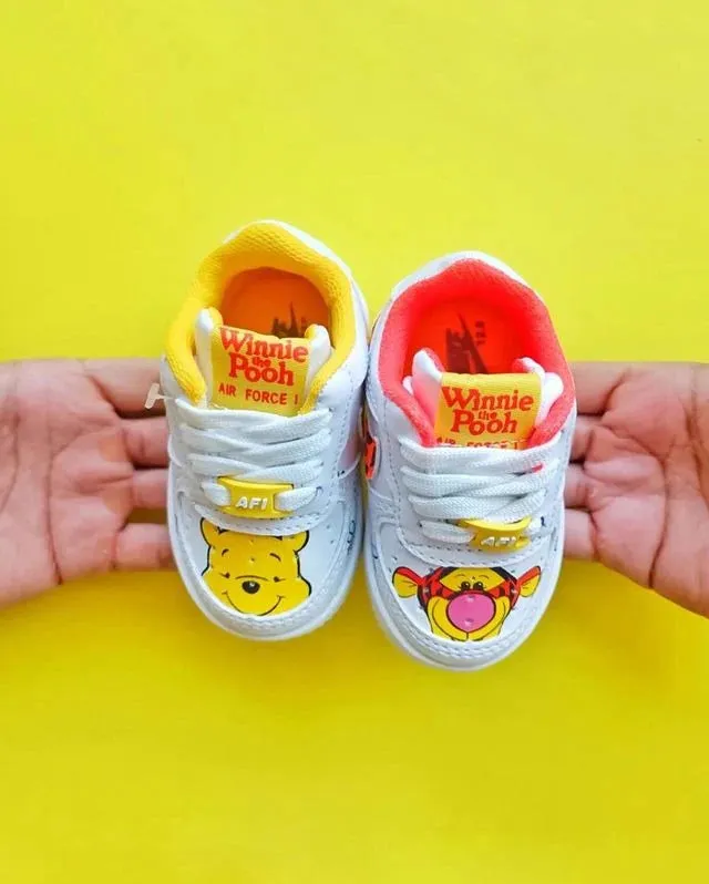 Winnie Pooh Themed Sneakers For Toddlers