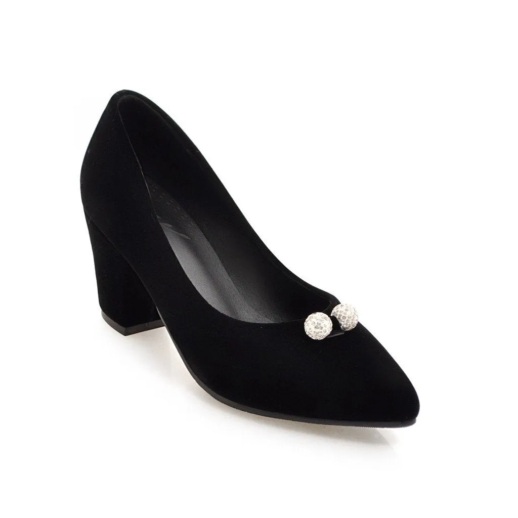 Woman Pointed Toe High Heeled Bridal Shoes