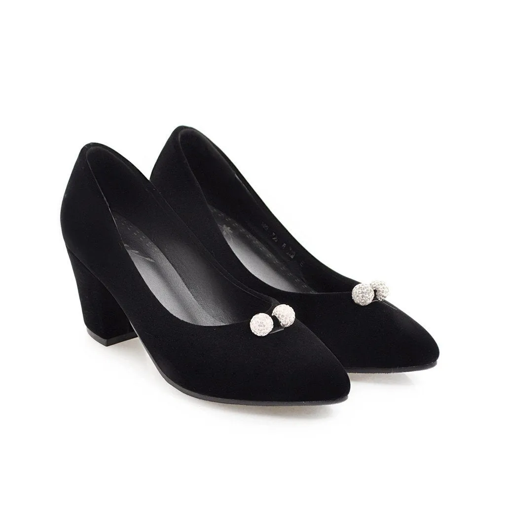 Woman Pointed Toe High Heeled Bridal Shoes