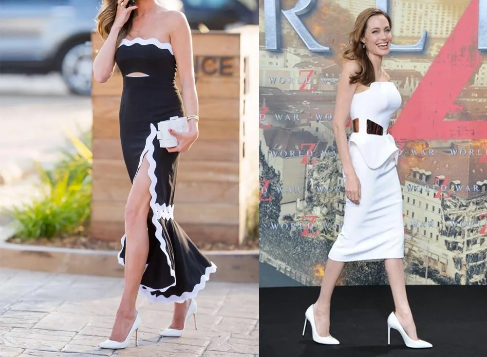 Women Pumps High Heels Shoes 10cm White Shoes for Wedding Lacquer