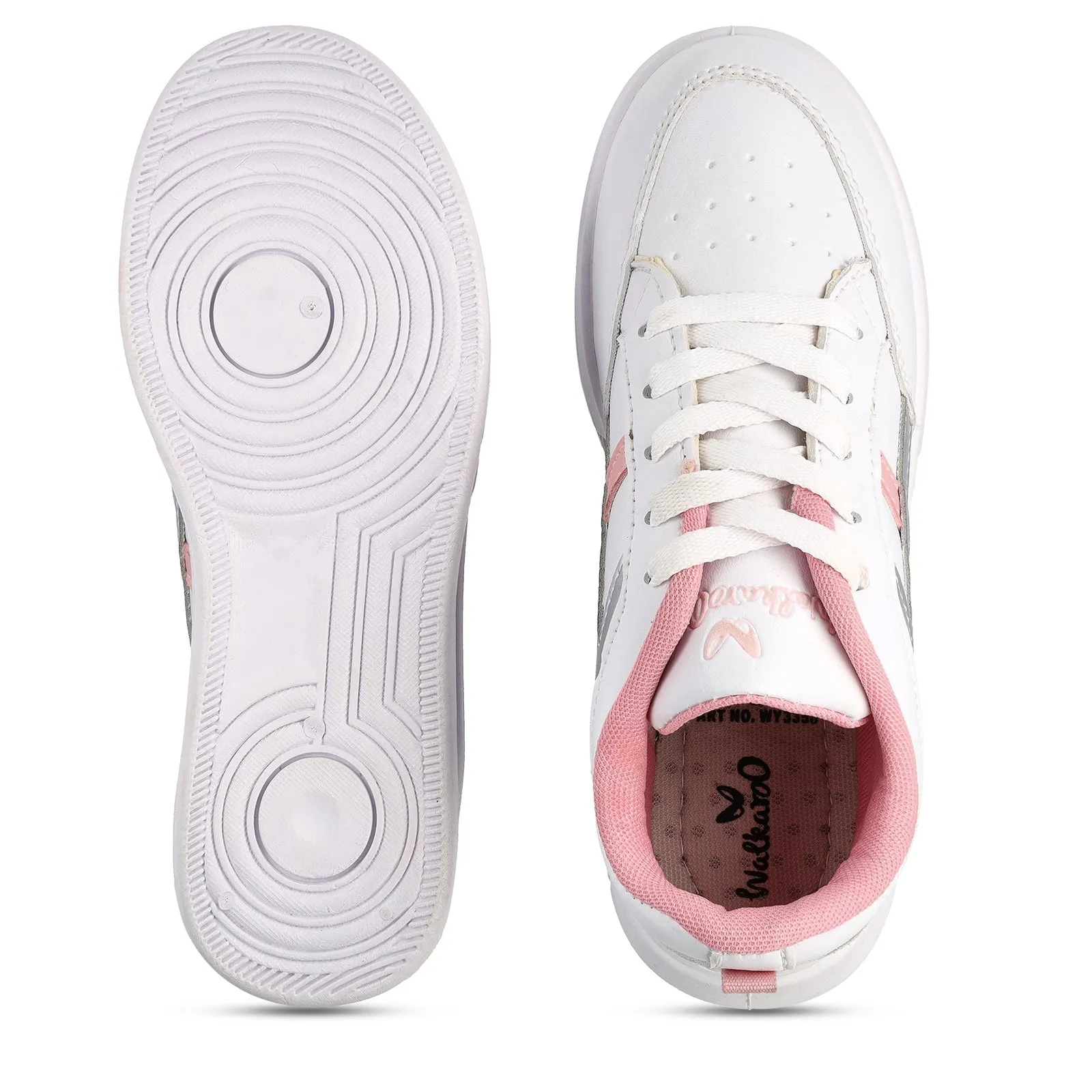 Women's Lace-up Sneaker - WY3358 White
